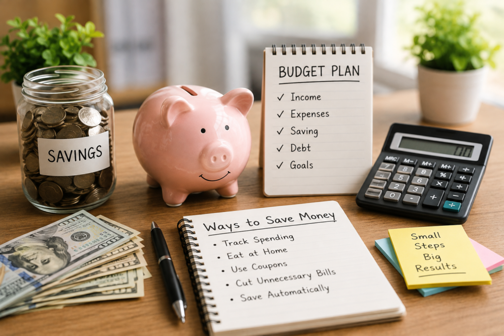 How to save money fast on a low income with budgeting and savings