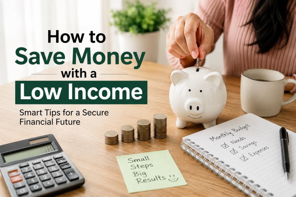 How to Save Money with a Low Income – budgeting and savings tips