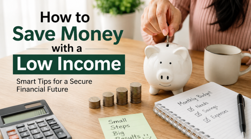 How to Save Money with a Low Income – budgeting and savings tips