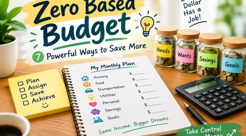 Zero Based Budget