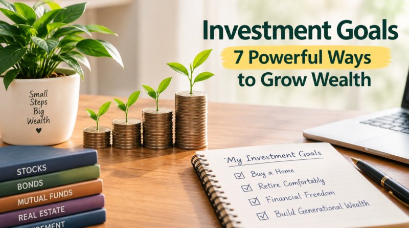 Investment Goals for Long-Term Wealth