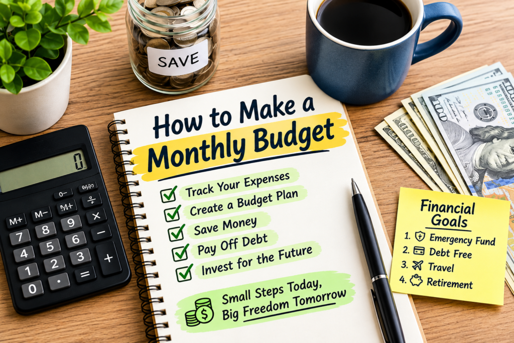 How to Create a Monthly Budget