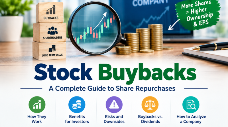 Stock Buybacks and Share Repurchases Explained