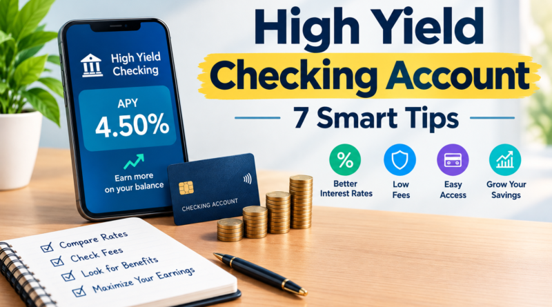 High Yield Checking Account Guide
